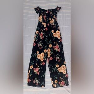 Floral Off-Shoulder Jumpsuit
